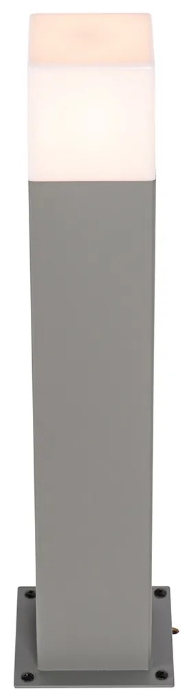 Moderná vonkajšia stojaca lampa sivá 50 cm IP44 - Dánsko