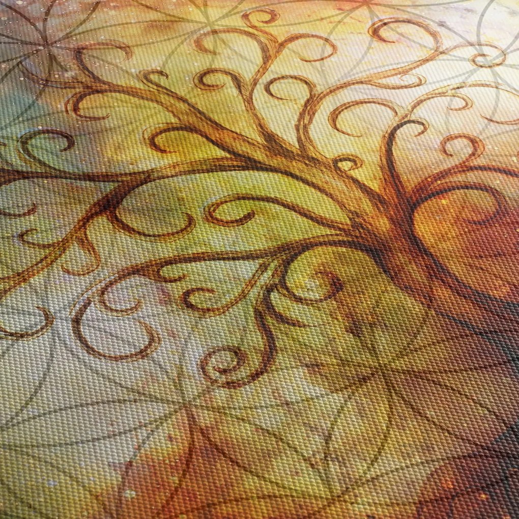 Abstraktný obraz stromu (120x50 cm)