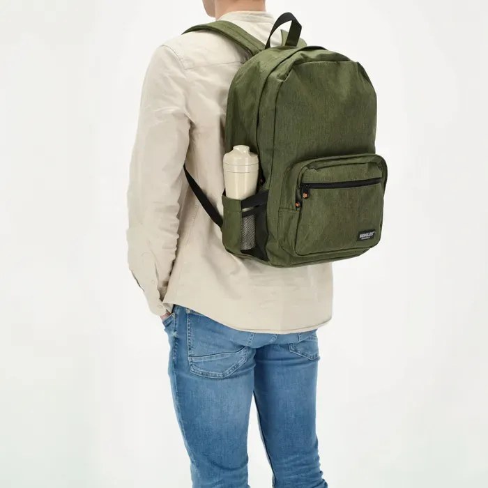 Beagles Zelený ľahký batoh do školy "Rock" 12L