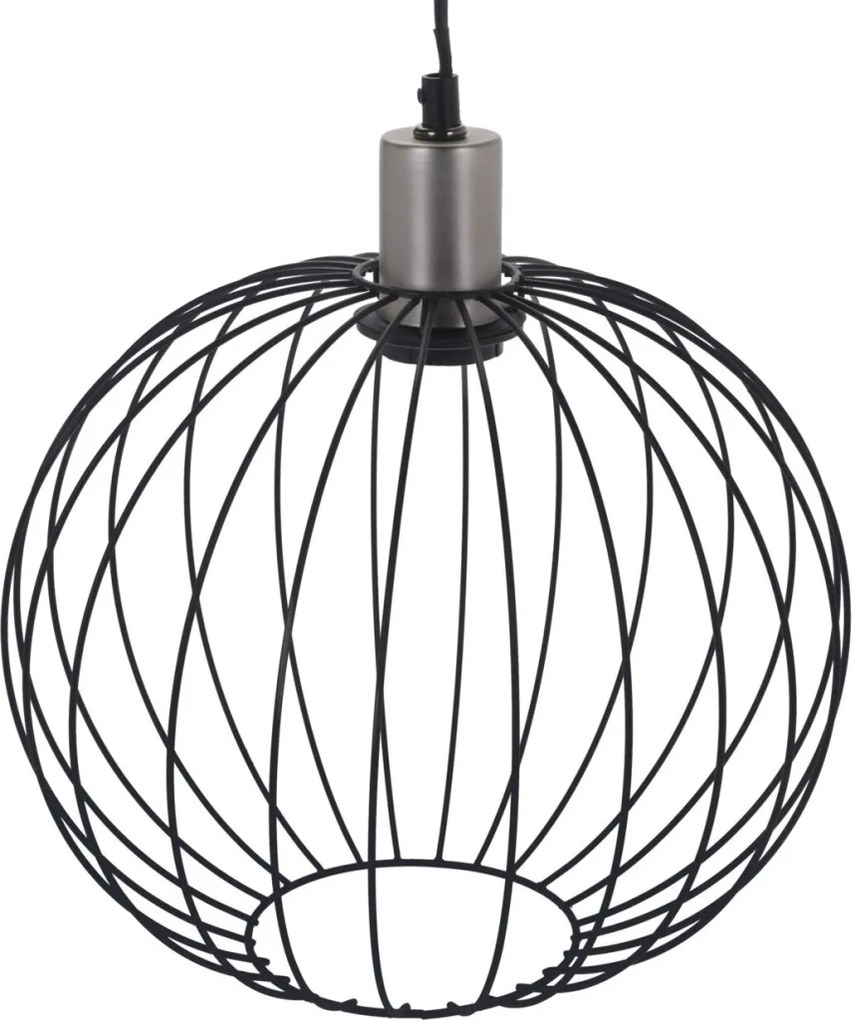 Závesná stropná lampa Loft 30 cm, čierna