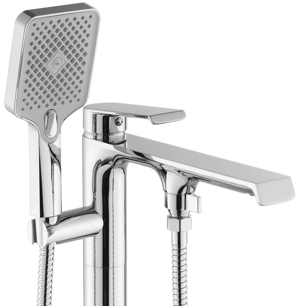 Rea Hass, voľne stojaca batéria h-890, chrómová, REA-B6400