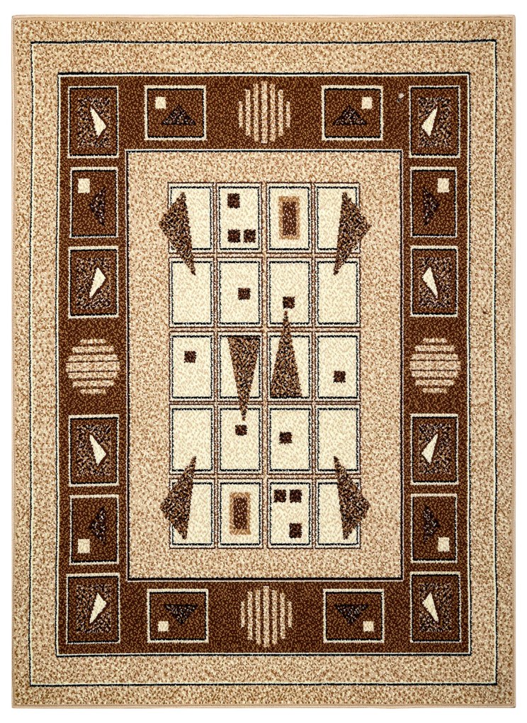 Koberec BCF Morad DETA geometrický, béžový