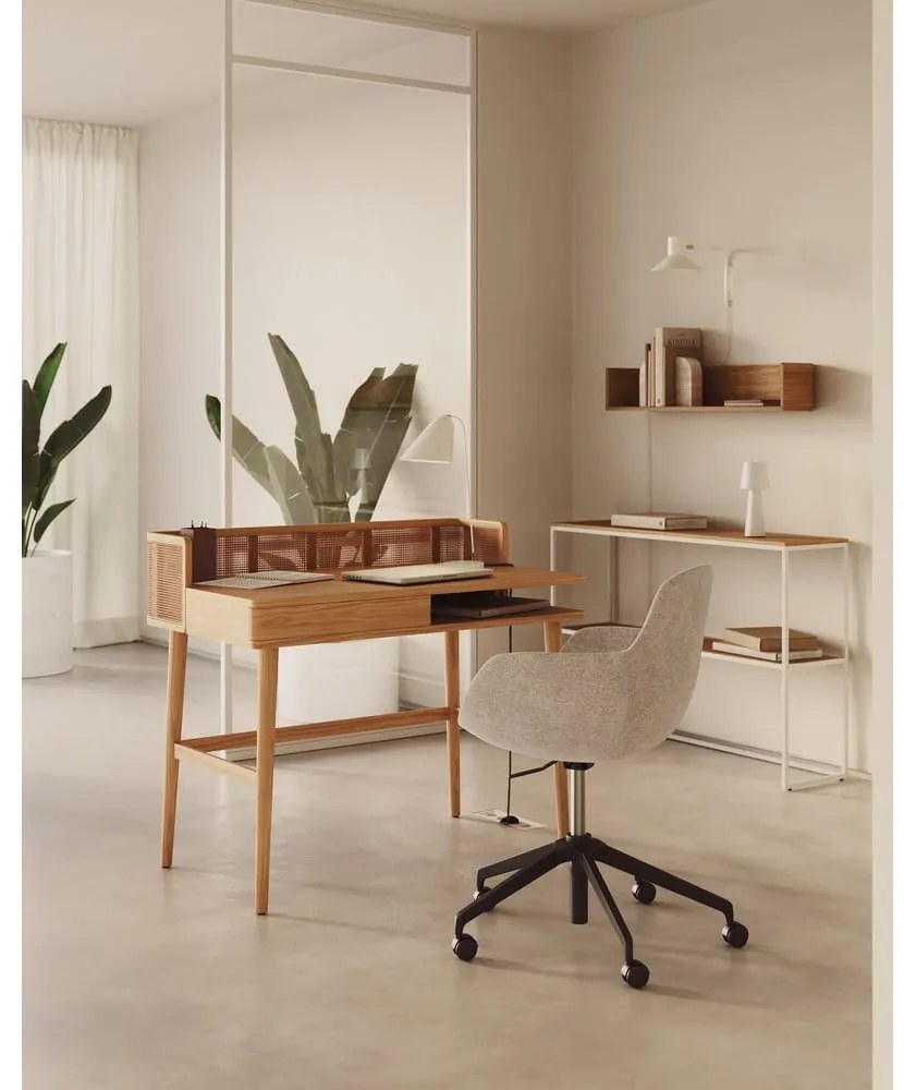 Béžová kancelárska stolička Tissiana – Kave Home