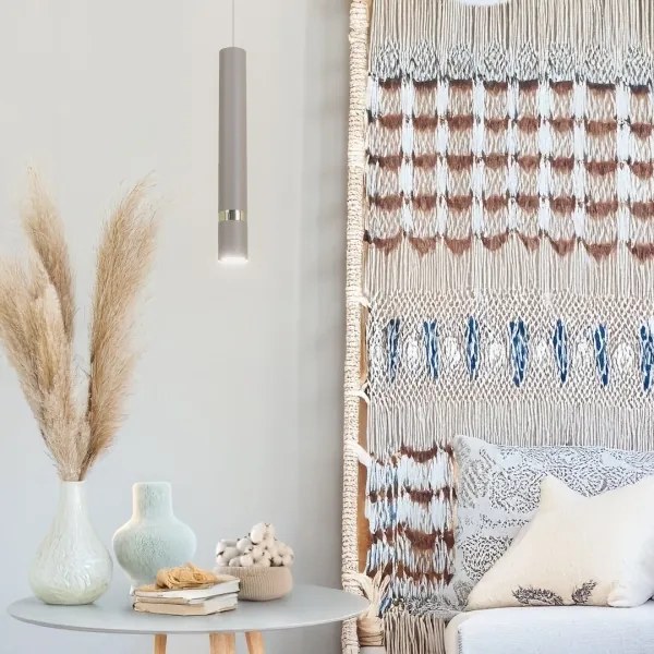 Brilagi - Luster na lanku POKER 1xGU10/25W/230V béžová