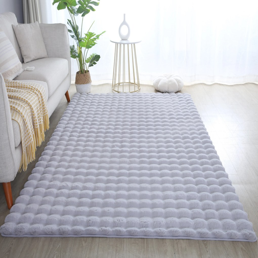 Ayyildiz, Kusový koberec Ambiance 5110 Silver, 80x150, šedá, obývacia izba