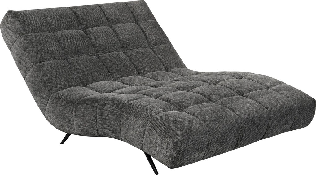 XXXLutz RELAXAČNÉ LEŽADLO, textil, tmavosivá MID.YOU - Kreslá - 001458005305