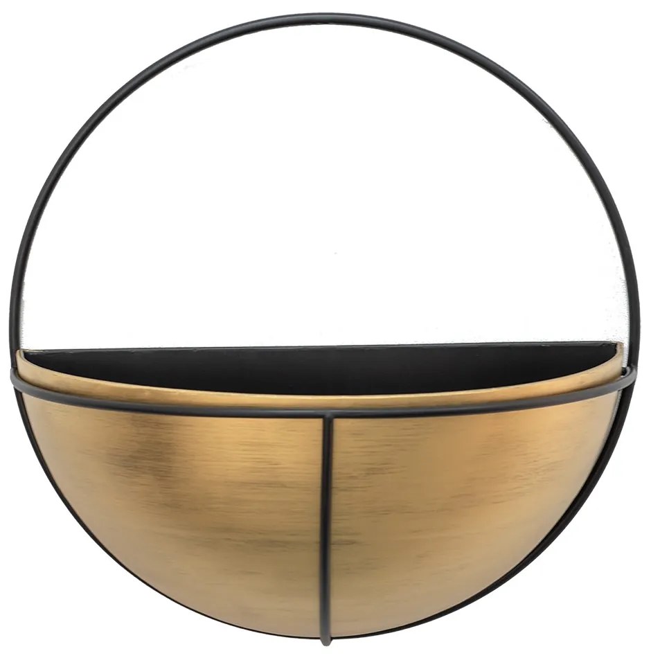 Bronzovo-čierny antik držiak na kvety - 42*22*42 cm