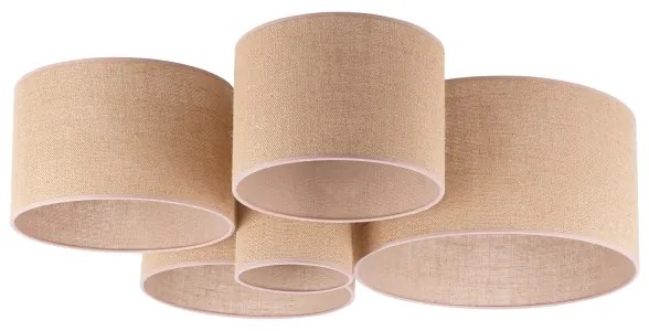 Duolla - Stropné svietidlo ROLLER PENTO 5xE27/60W/230V béžová