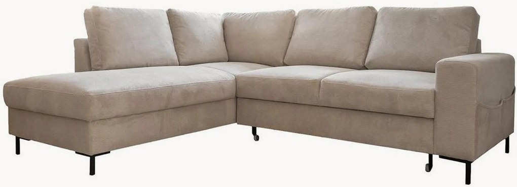 Menčestrová rohová rozkladacia pohovka Lofty Lilly (6-miestna)