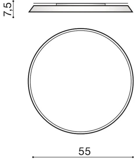 Azzardo AZ2739 - LED Stropné svietidlo CORTONA 1xLED/50W/230V 4000K