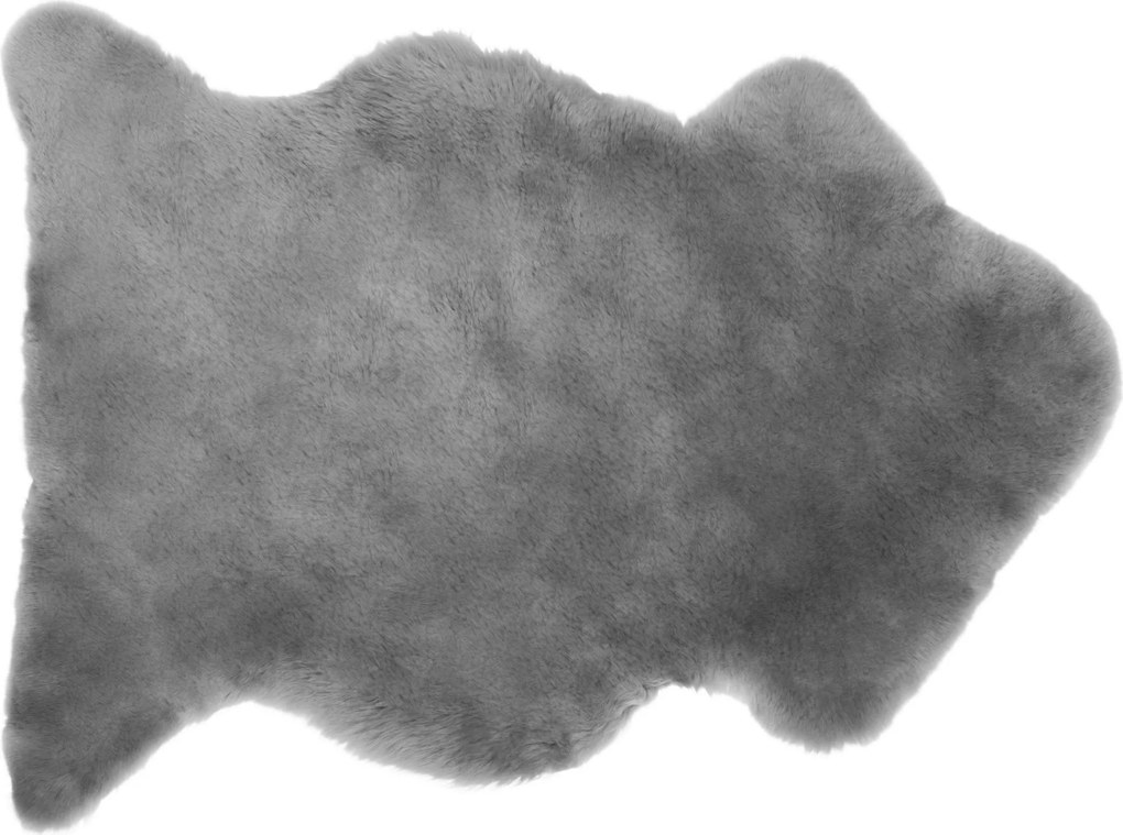 XXXLutz OVČIA KOŽUŠINA, 60/90 cm, sivá Linea Natura - Koberce - 007821007352