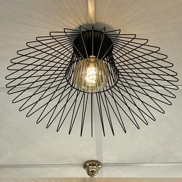 ONLI - Stropné svietidlo DUCCIO 1xE27/22W/230V pr. 60 cm čierna