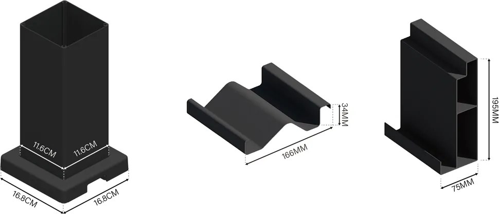 Bioklimatická pergola INTRO DUO 7,2x3,6m, hliník, voľne stojaca