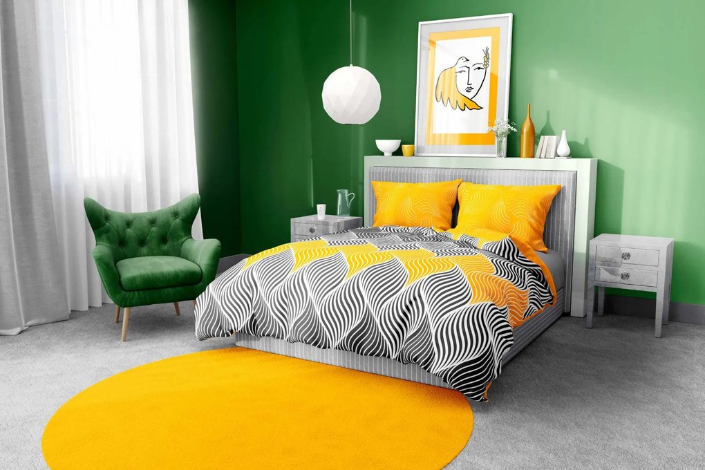 BAVLNENÉ OBLIEČKY 220x200 + 2 x (70x80) ELEGANT 021