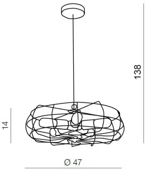 Industriálny luster Fan
