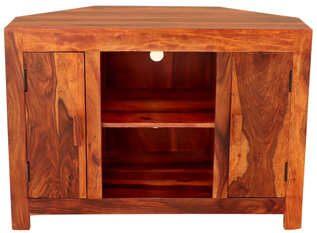 furniture-nabytek.cz - Rohový tv stolek z masivu palisandr 100x70x50