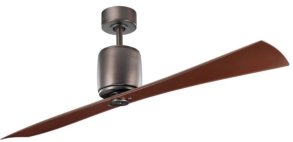 Kichler KLF-FERRON-60-BB - Stropný ventilátor FERRON hnedá + diaľkové ovládanie