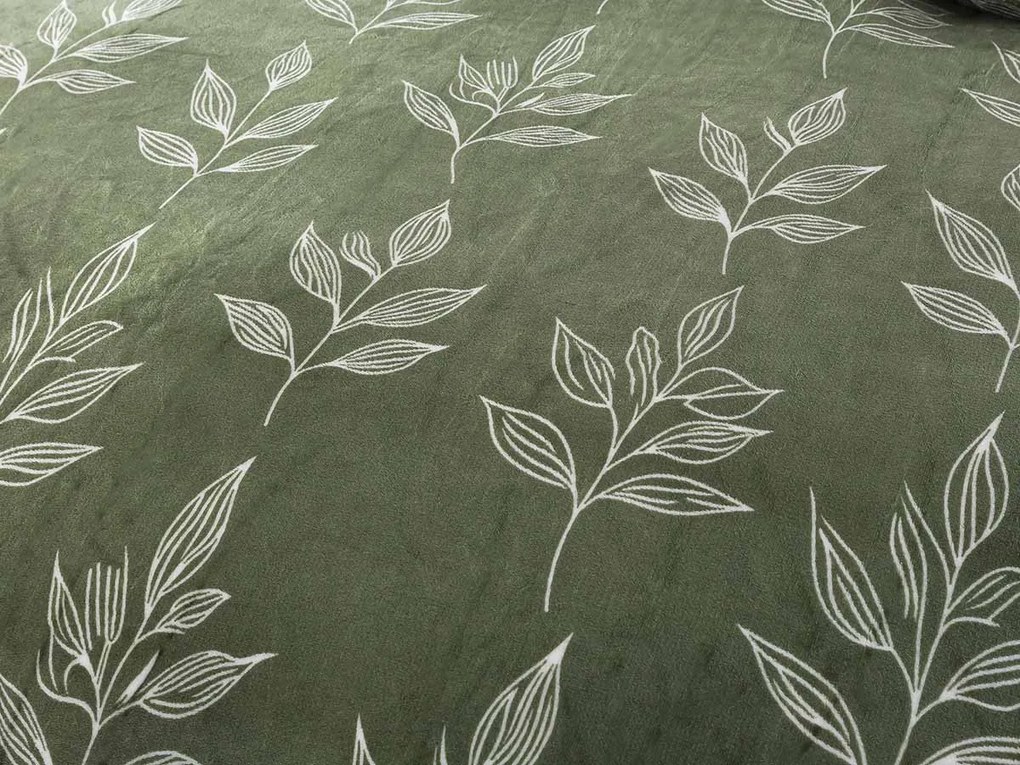 XPOSE® Mikroplyšové obliečky RASTLINY Exclusive