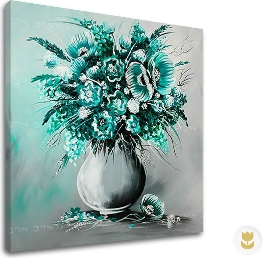 Autorská reprodukcia na plátne KVETY XOBAM022E1