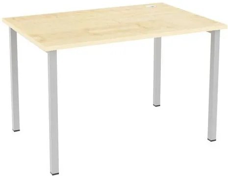 Kancelársky stôl Abonent, 120 x 80 x 75 cm, rovné vyhotovenie, dezén javor