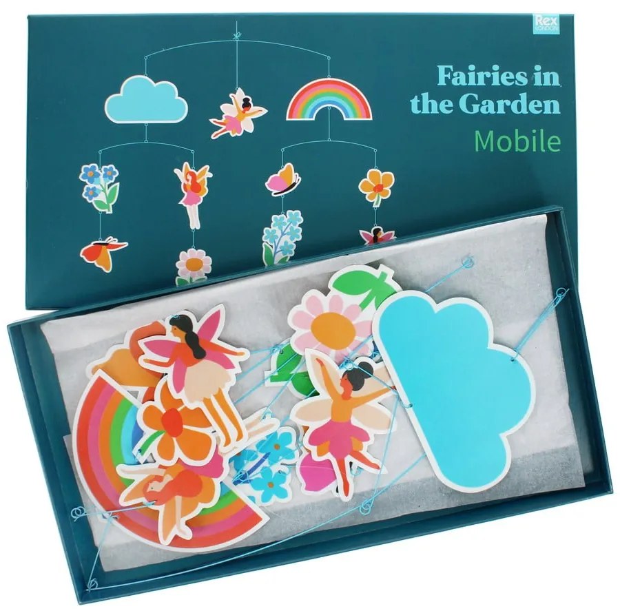 Závesný kolotoč Fairies in the Garden – Rex London