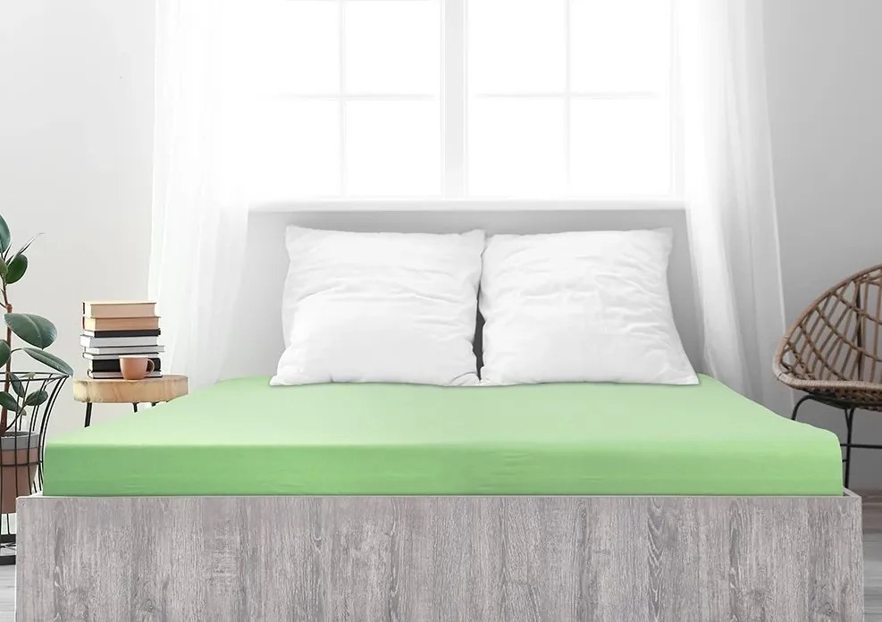 Jersey plachta ALVORA 90x200 cm svetlozelená