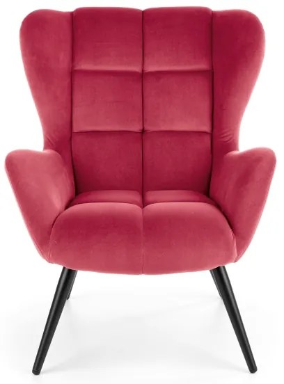 Kreslo CHATEU tmavočervené