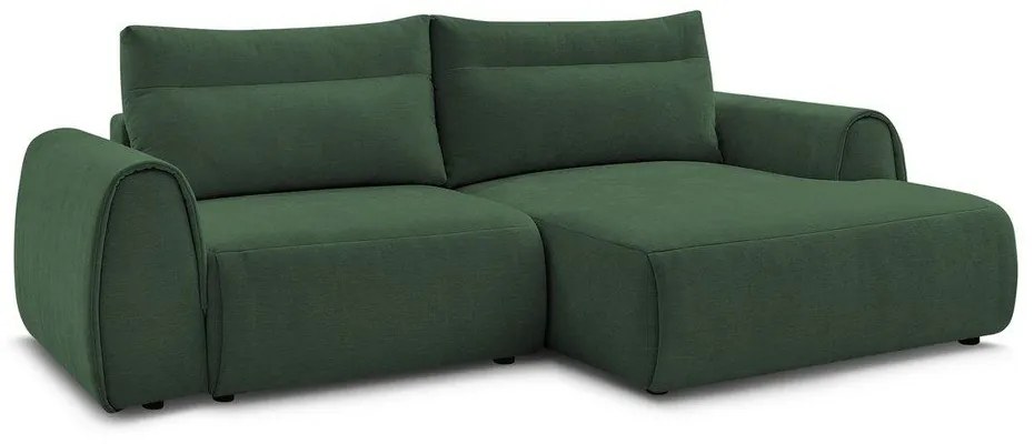 Tmavozelená rohová pohovka Aden – Bobochic Paris