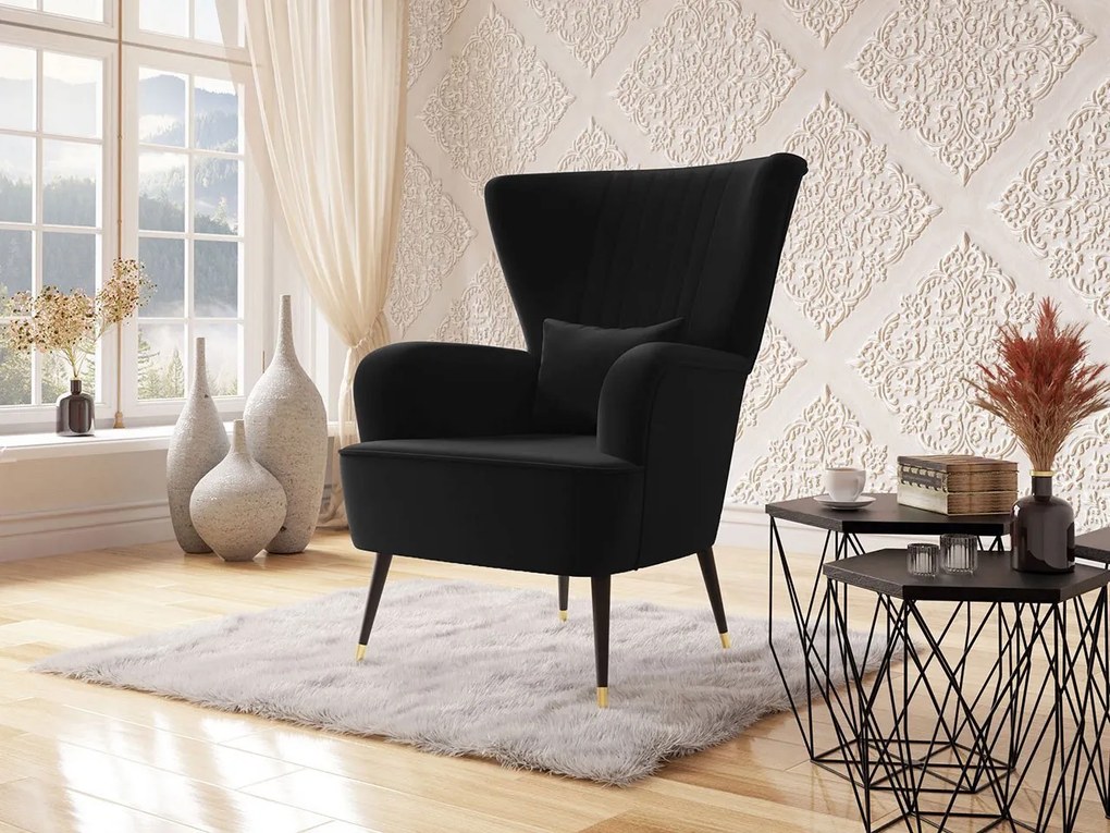 Kreslo do obývačky Pirko, Dostupné poťahy: Magic Velvet 2227