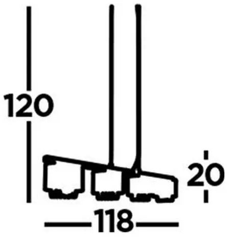 Searchlight 7094-4CC - Luster na lanku ELISE 4xG9/33W/230V
