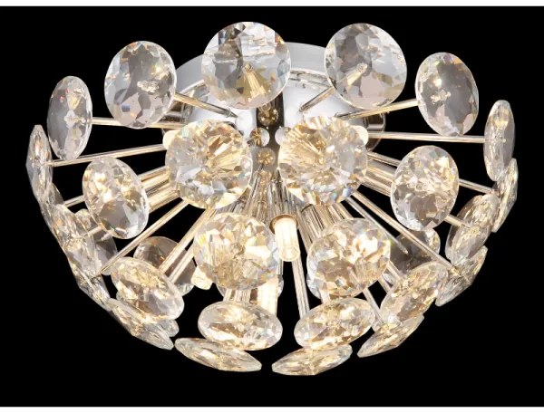 Globo 16047DC - Stropné svietidlo VIRINA 10xG9/7W/230V lesklý chróm pr. 39 cm