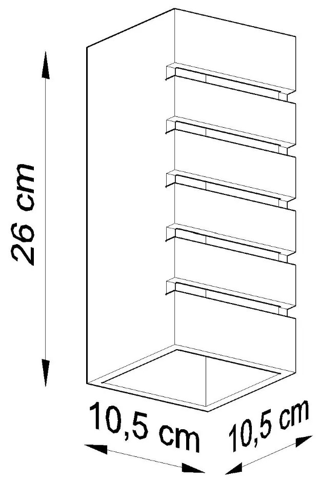 Nástenné svietidlo Samir, 1x biele keramické tienidlo
