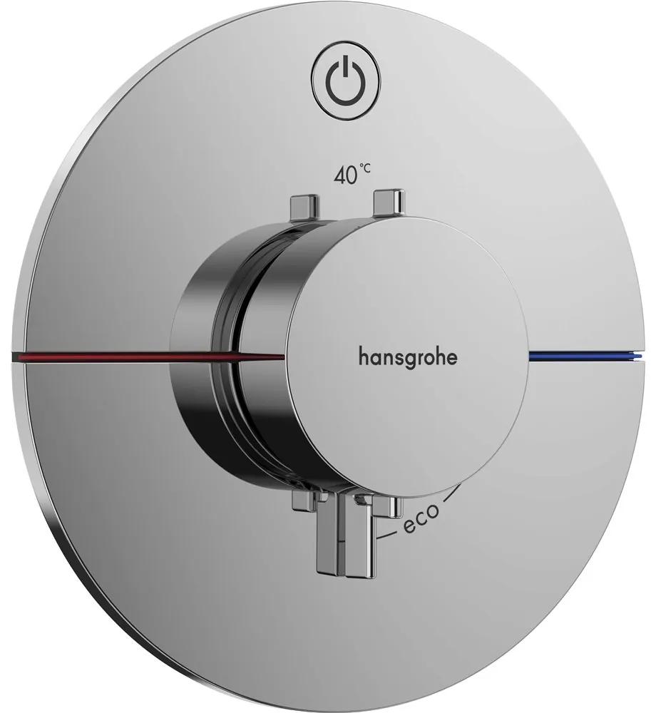 HANSGROHE ShowerSelect Comfort S termostat pod omietku pre 1 spotrebič, chróm, 15553000