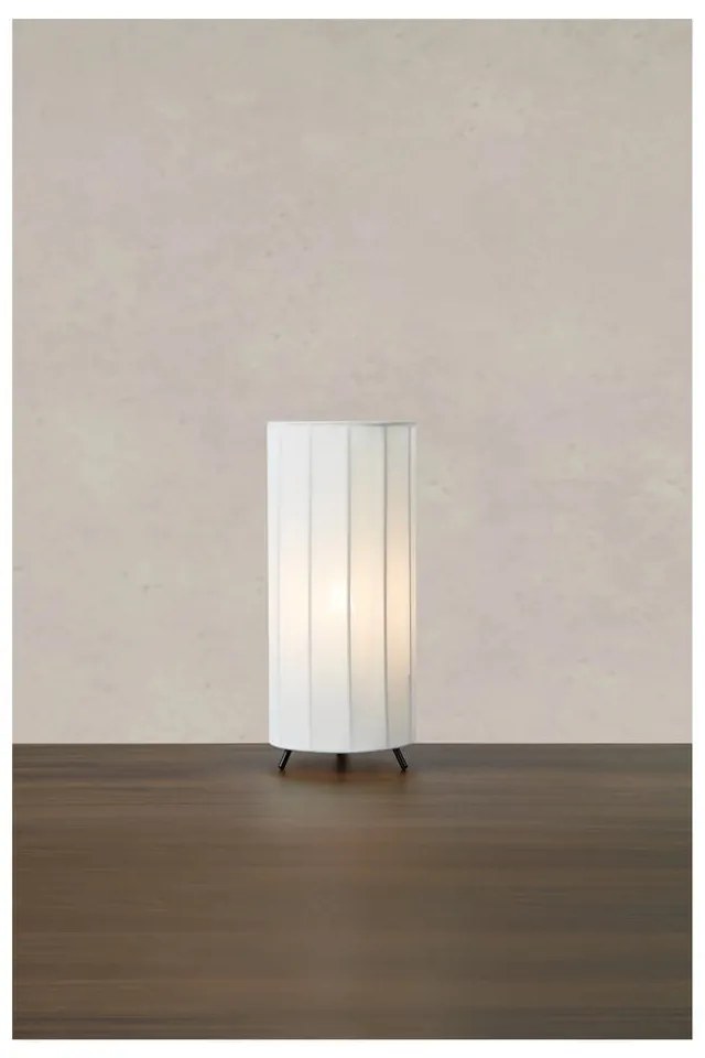 Čierno-biela stolová lampa s textilným tienidlom (výška 31,5 cm) Hikari – Markslöjd