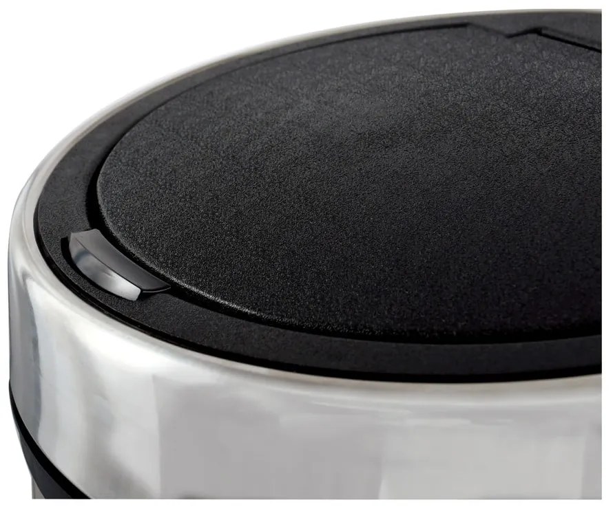 Dotykový oceľový odpadkový kôš v lesklo striebornej farbe 30 l – MSV