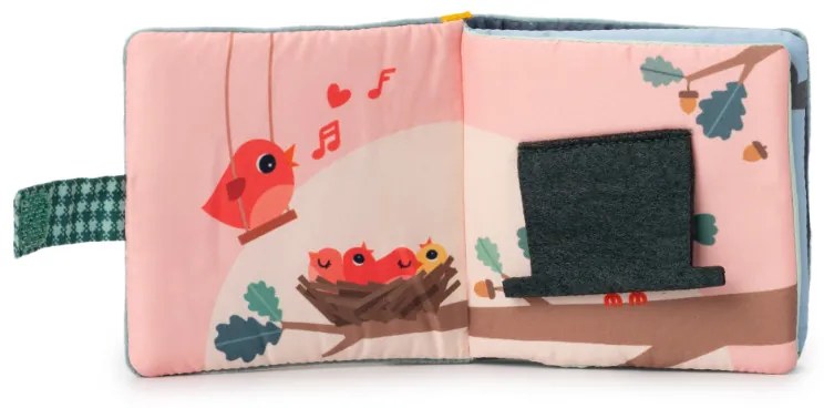 Lilliputiens - čarodejník dráčik Joe - textilná knižka s hryzadielkom