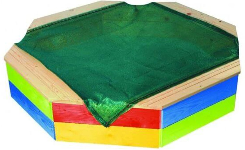 Marimex | Drevené pieskovisko osemhranné farebné | 11640198