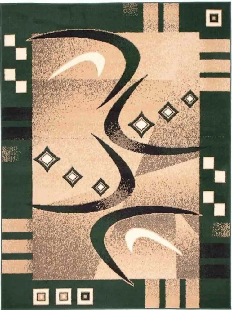 Kusový koberec PP Jorika zelený, Velikosti 60x100cm