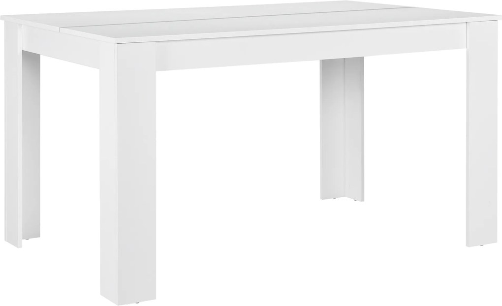 [en.casa] Jedálenský stôl "Nora" HTFU-1404 biely