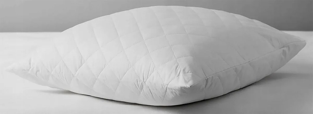 Biela prešívaná VÝPLŇ vankúša - 40 x 40 cm