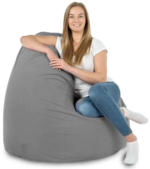 INTERMEDIC SK Sedací vak Bag Sako XXL Plyš Farba: 1. Perlový