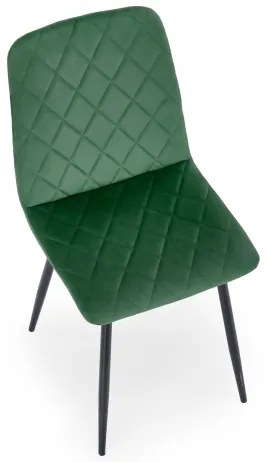 Jedálna stolička ORIS 1 ks tmavozelená