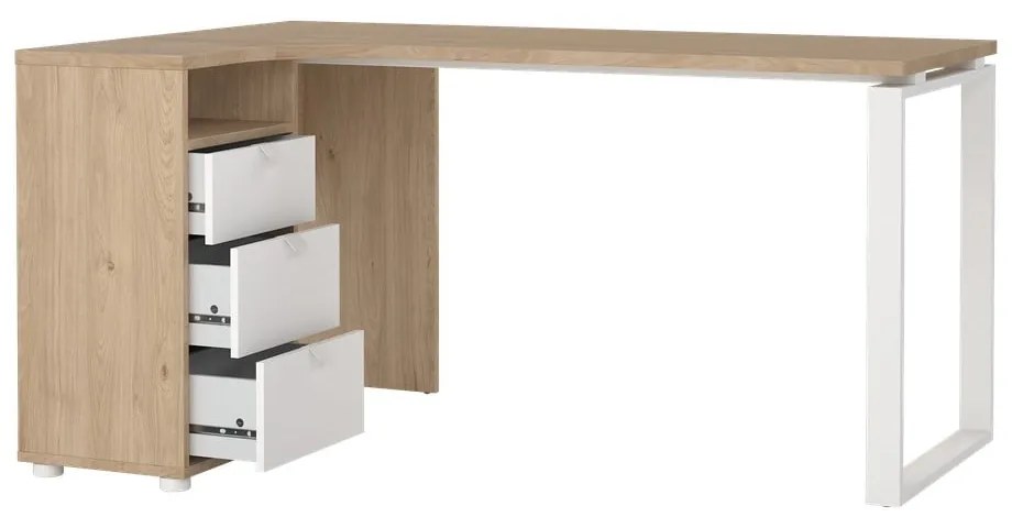 Pracovný stôl s doskou v dubovom dekore 100x150 cm Sign – Tvilum