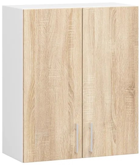 Horná kuchynská skrinka LIMA W60 /720/ biela / dub sonoma