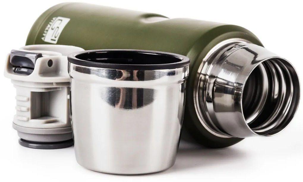 Termofľaša G21 na pitie, 500 ml, khaki zelená 60022402