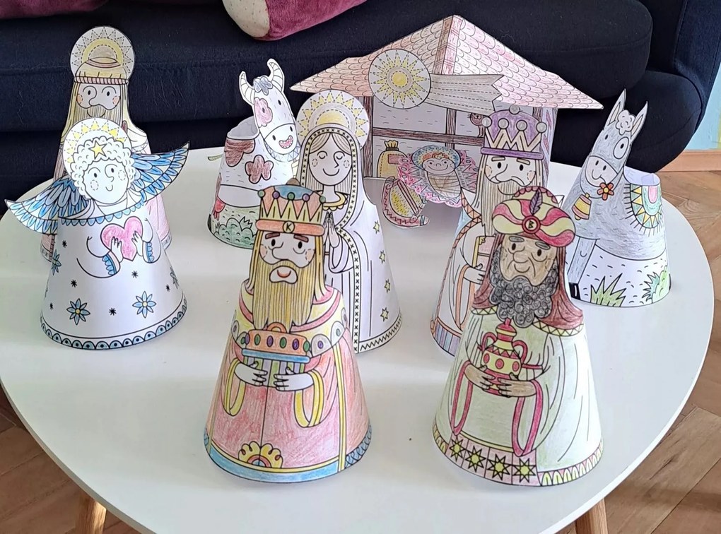 Agátin vianočný betlehem na dotvorenie