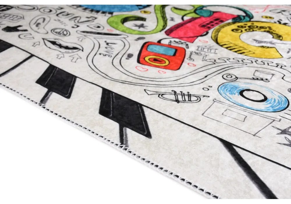 Prateľný detský koberec 160x230 cm Musical – Vitaus