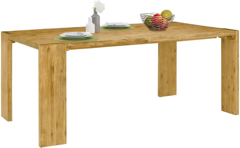 Jedálenský stôl Jima, 180 cm, masívny agát