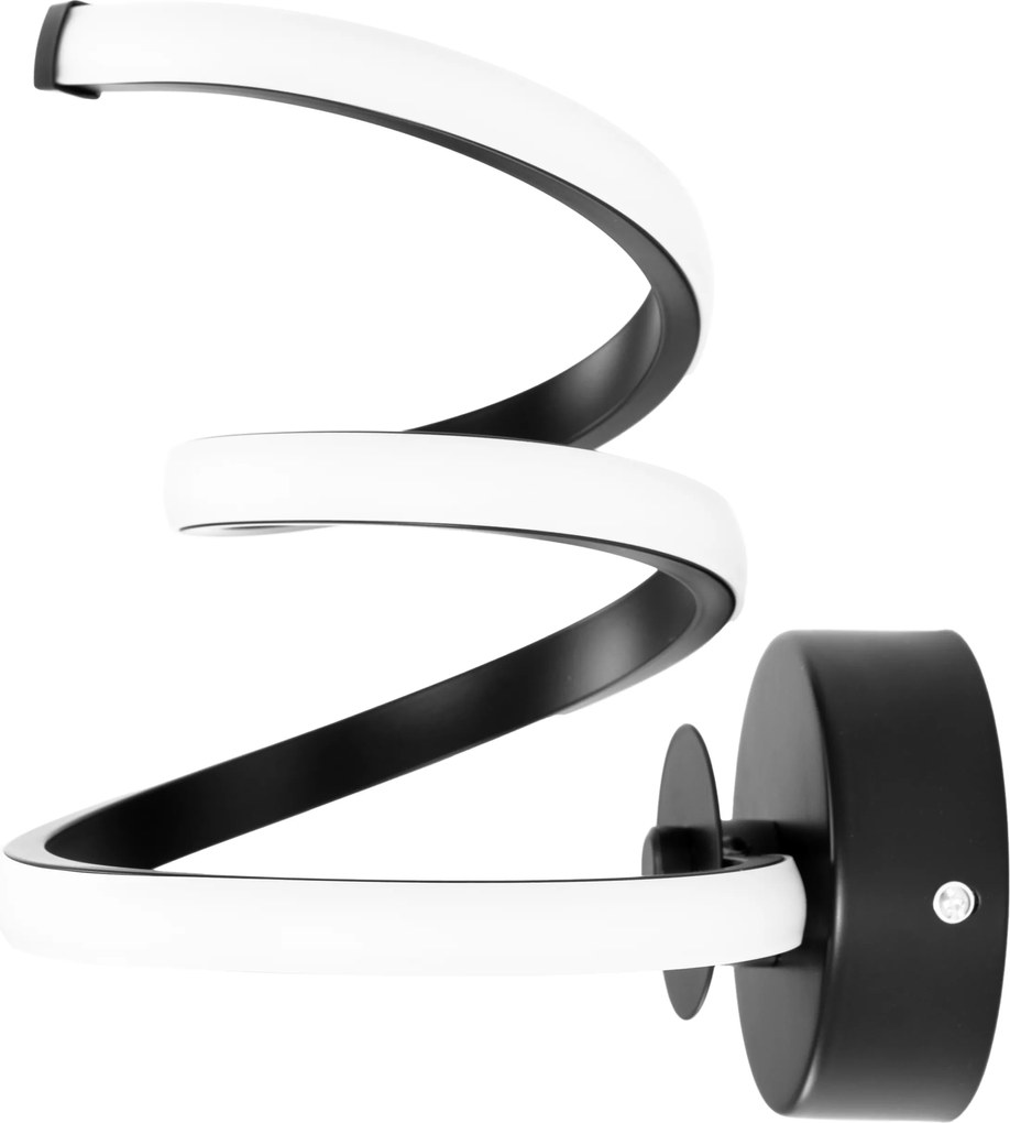 Toolight Toolight, LED nástenná lampa APP1052-W, čierna, OSW-01069