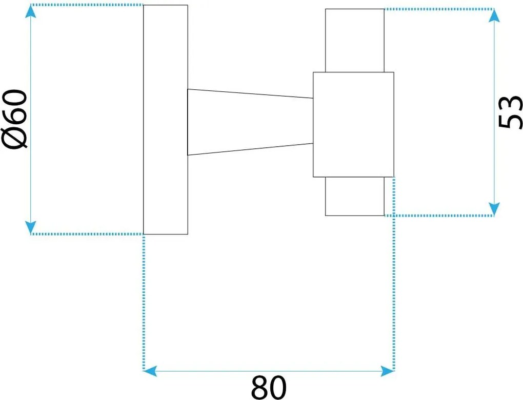 Rea Aristo, kúpeľňový 1-háčik na uterák, brúsená oceľ, REA-98507
